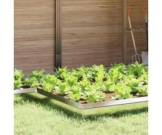 Sraigių tvora 4 pcs Sidabro 13,5 x 13,5 x 25 cm