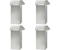 Sraigių tvoros 12 pcs Sidabro Nerūdijantis Plienas