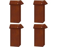 Sraigių tvoros 8 pcs Rūdijanti