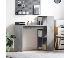 Stalas Betono pilka 108 x 55 x 103.5 cm Apdirbta mediena
