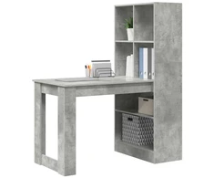 Stalas Betono pilka 122 x 67 x 145 cm Apdirbta mediena
