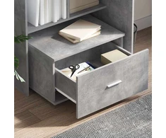 Stalas Betono pilka Apdirbta mediena 131,5 x 50 x 106,5 cm