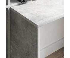 Stalas Betono pilka 138,5 x 55 x 143 cm Apdirbta mediena