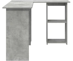 Stalas Betono pilka 142 x 102 x 73 cm Apdirbta mediena
