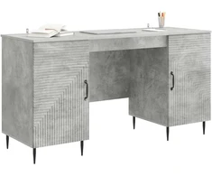 Stalas Betono pilka 142,5 x 50 x 75 cm Apdirbta mediena
