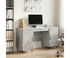 Stalas Betono pilka 142,5 x 50 x 75 cm Apdirbta mediena