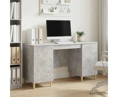 Stalas Betono pilka Apdirbta mediena 142,5 x 50 x 75 cm
