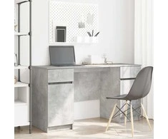 Stalas Betono pilka 140 x 49 x 76 cm Apdirbta mediena