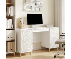 Stalas Itin blizgi balta Apdirbta mediena 142,5 x 50 x 75 cm