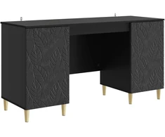 Stalas Juoda Apdirbta mediena 142,5 x 50 x 75 cm