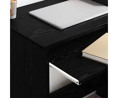 Stalas Juodas ąžuolas 120,5 x 44 x 88,5 cm Apdirbta mediena