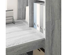 Stalas Pilkas Sonoma 122 x 67 x 145 cm Apdirbta mediena