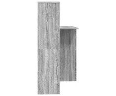 Stalas Pilkas Sonoma 131,5 x 50 x 106,5 cm Apdirbta mediena