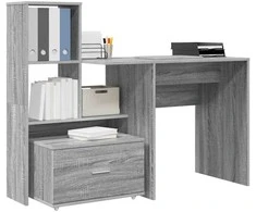 Stalas Pilkas Sonoma 131,5 x 50 x 106,5 cm Apdirbta mediena