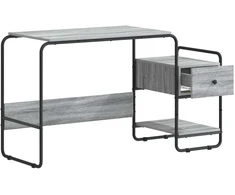 Stalas su saugojimo vieta Pilka Sonoma 131,5 x 50 x 75,5 cm