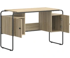 Stalas su saugojimo vieta Sonoma ąžuolas 120 x 50.5 x 75.5 cm