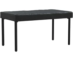 Stalo uždengimas 142 x 82 x 15 cm audinys Stačiakampio Juoda
