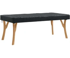 Stalo uždengimas 182 x 102 x 15 cm audinys Stačiakampio Juoda
