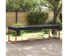Stalo uždengimas 242 x 102 x 15 cm audinys Stačiakampio Juoda