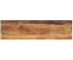 Stalviršis, 100x20x3,8 cm, stačiakampis, masyvi mediena, šiurkštus mango skonis