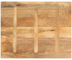 Stalviršis, 100x80x2,5 cm, stačiakampis, mango medienos masyvas
