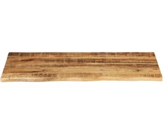 Stalviršis, 110x60x3,8cm, mango masyvas, su gyvu kraštu