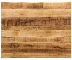 Stalviršis, 110x80x2,5cm, mango masyvas, su gyvu kraštu