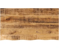 Stalviršis, 120x60x3,8cm, mango masyvas, su gyvu kraštu