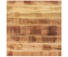 Stalviršis, 70x70x2,5cm, mango medienos masyvas, kvadratinis