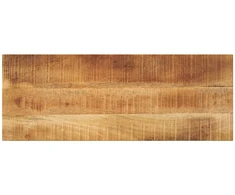 Stalviršis, 90x20x3,8 cm, stačiakampis, masyvi mediena, šiurkštus mango skonis