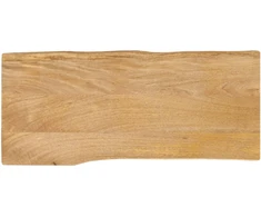 Stalviršis, 90x40x2,5cm, mango medienos masyvas, su gyvu kraštu