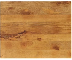 Stalviršis, 90x80x2,5 cm, stačiakampis, mango medienos masyvas