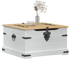 storage box Balta 78 x 78 x 45 cm Kietos pušies mediena
