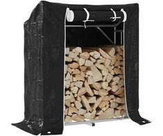 Stovas malkoms su apdangalu nuo lietaus, 100,5x40,5x110,5cm