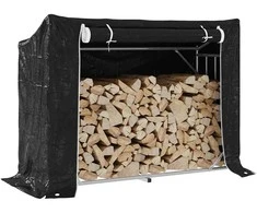 Stovas malkoms su apdangalu nuo lietaus, 151x60,5x110,5cm