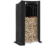 Stovas malkoms su apdangalu nuo lietaus, 100x60x200cm