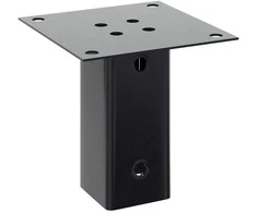 Stulpų pagrindai kvadratiniai, 4vnt., antracito sp., 71x71mm