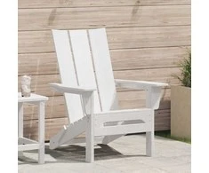 Sulankstoma Adirondack kėdė Balta 80,5 x 74,5 x 92 cm HDPE