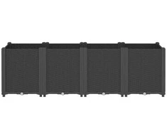 Sulankstomas sodo stalas Smėlio spalvos 90x51x75 cm Poly Rattan