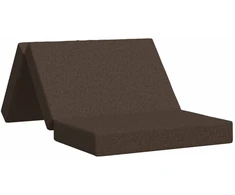 Čiužinys Sulankstomas Sofos Lova 100 x 67 x 45 cm Taupe