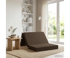 Čiužinys Sulankstomas Sofos Lova 100 x 67 x 45 cm Taupe