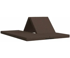 Čiužinys Sulankstomas Sofos Lova 140 x 67 x 15 cm Taupe