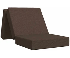 Čiužinys Sulankstomas Sofos Lova 190 x 75 x 15 cm Taupe
