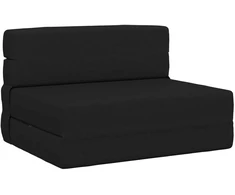 Sofa Sulankstomas Sofos Lova Juoda 70 x 72 x 60 cm Audinys