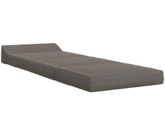 Sofa Sulankstomas Sofos Lova Šviesiai pilka 200 x 70 x 10 cm
