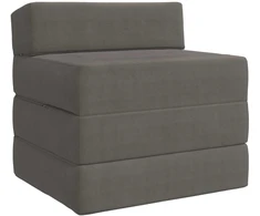 Sofa Sulankstomas Sofos Lova Šviesiai pilka 200 x 70 x 15 cm
