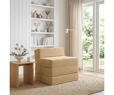 Sofa Sulankstomas Sofos Lova Šviesiai žalia pilka 200 x 70 x 15 cm