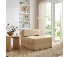 Sofa Sulankstomas Sofos Lova Žalias pilkas 60 x 70 x 41 cm Audinys