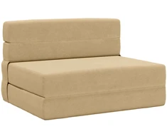 Sofa Sulankstomas Sofos Lova Žalias pilkas 70 x 72 x 60 cm Audinys