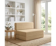 Sofa Sulankstomas Sofos Lova Žalias pilkas 70 x 72 x 60 cm Audinys